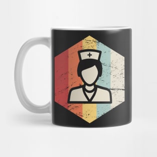 Vintage 70s Nurse Icon Mug